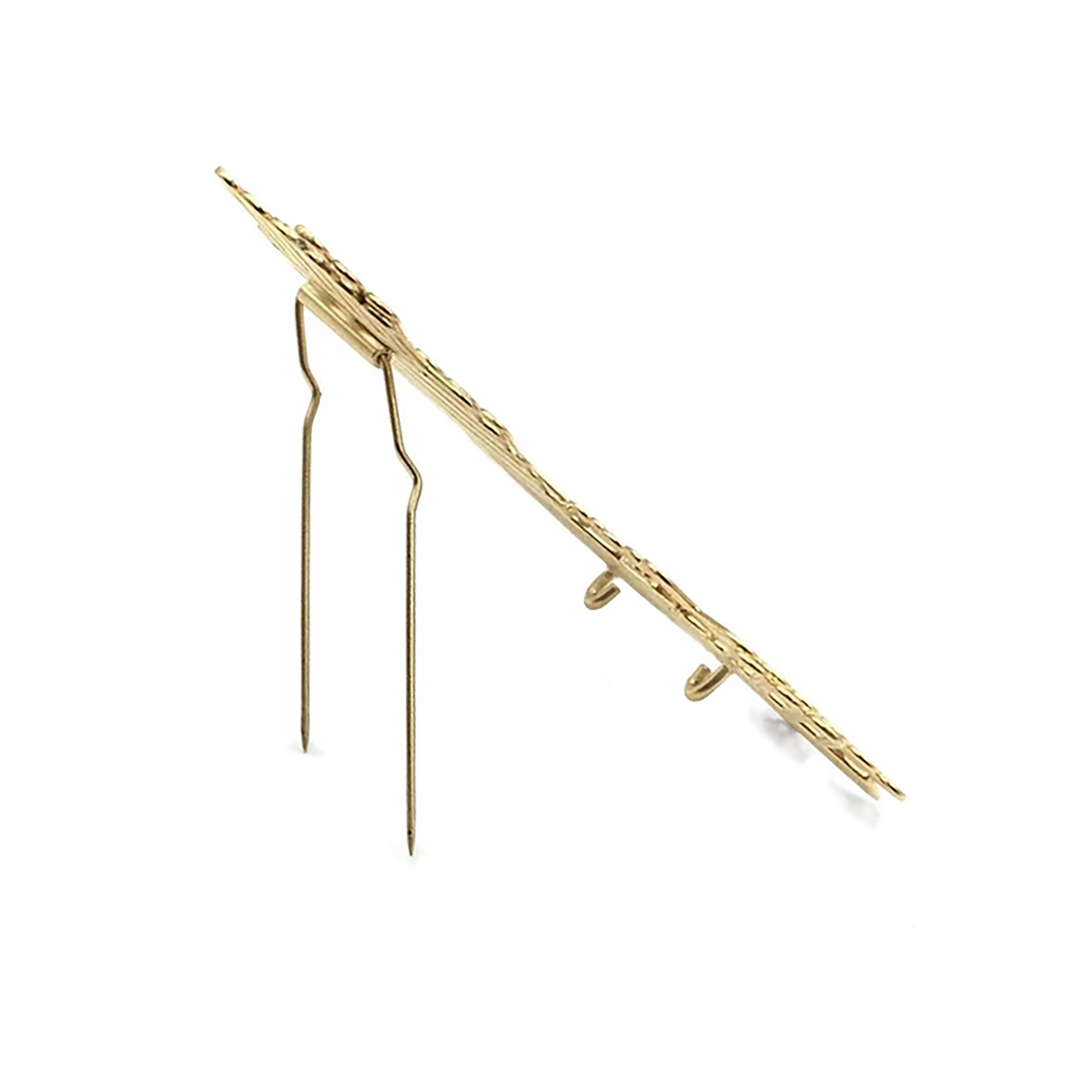 Intersecting Layers Brooch