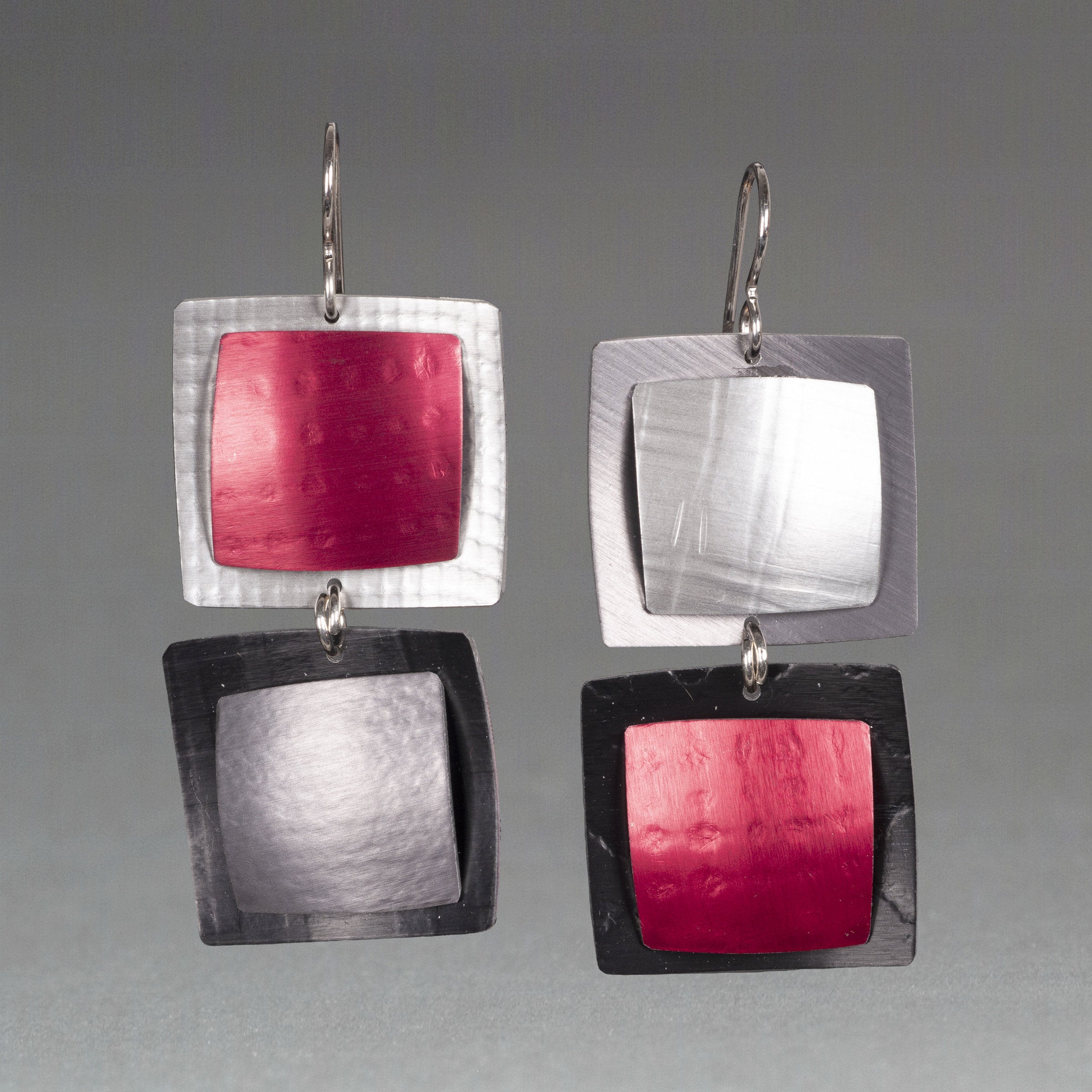 Silver, Red, Black, & Gray