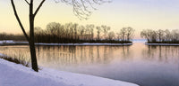 Open Water-Winter Sunset