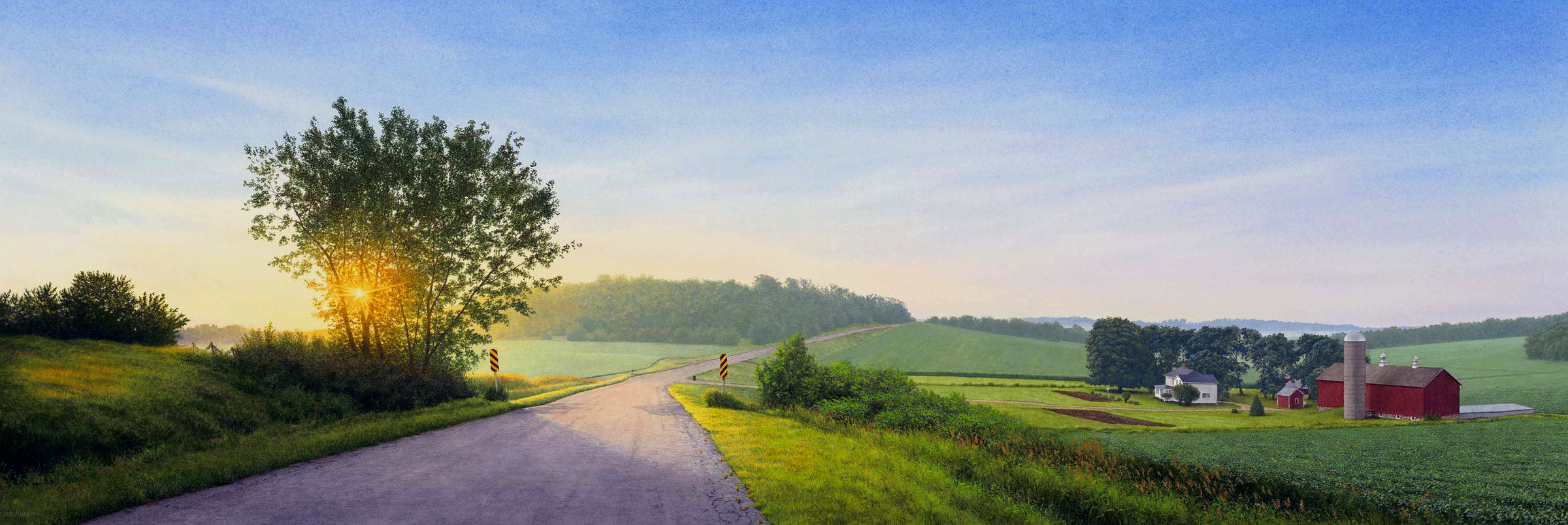 Winding Summer Road
