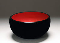 Overlay Bowl in Red and Black