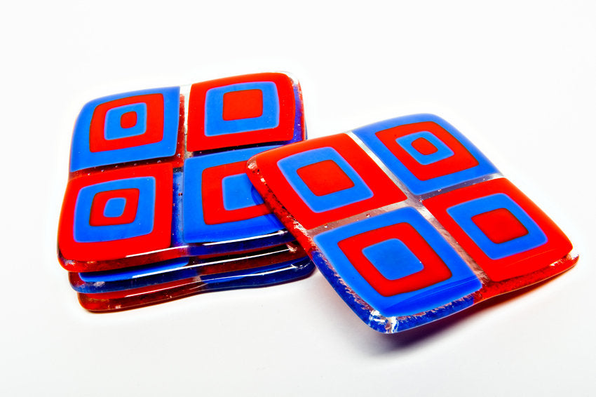 Red Tomato Retro Coasters