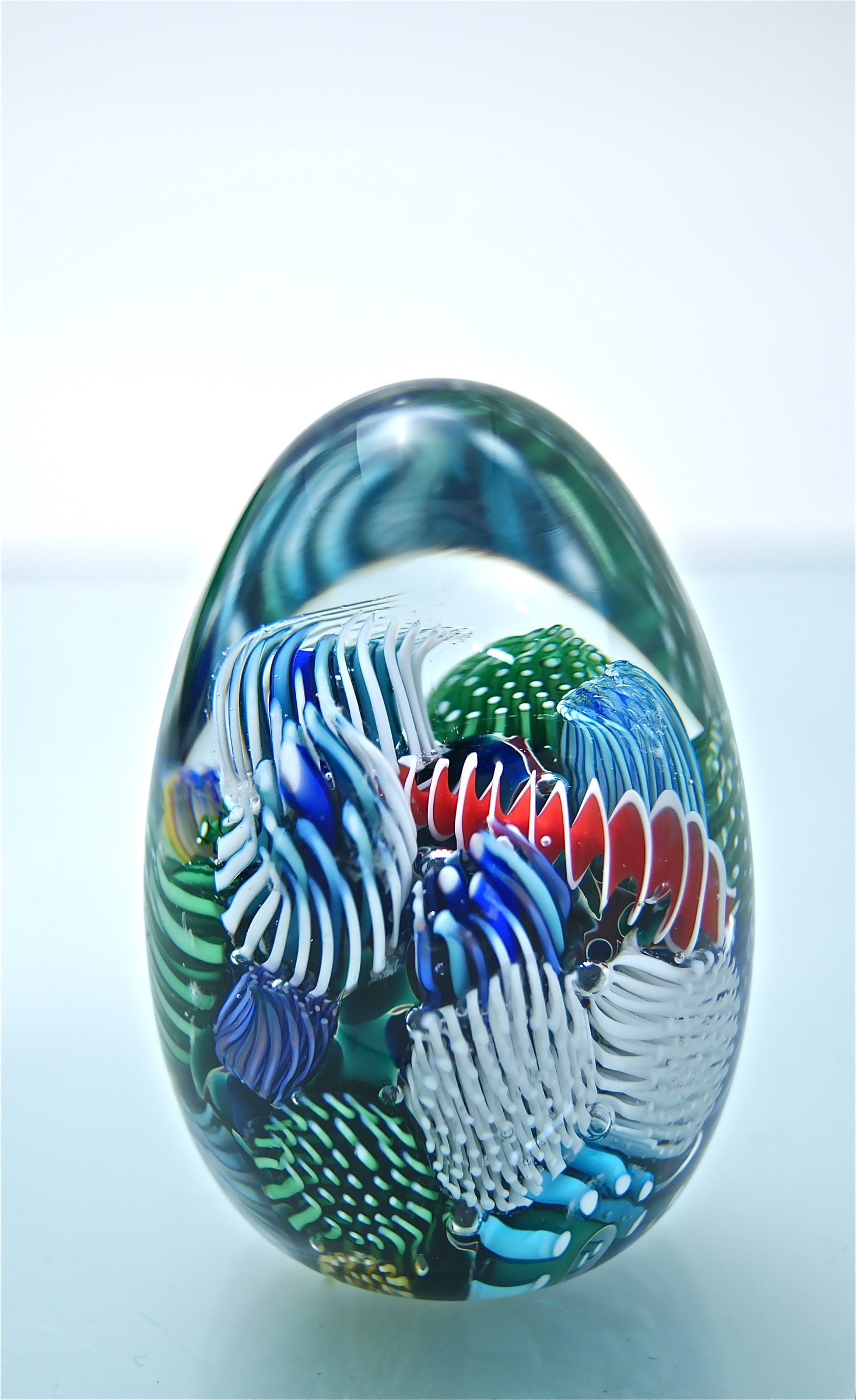 Micro Ocean Reef Egg Paperweight