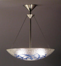 Azure Bramble Bowl Pendant