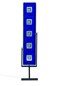 Cobalt Blue and Silver Totem