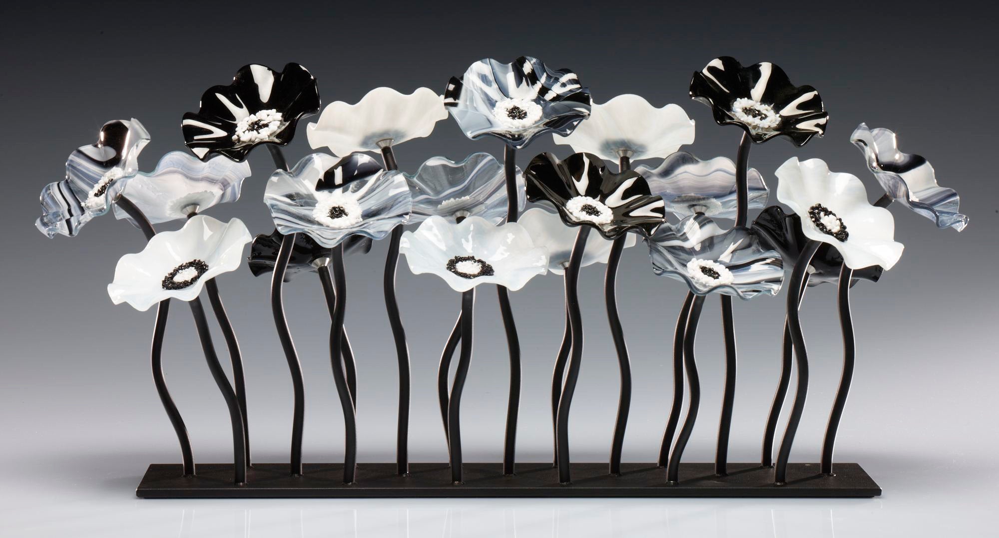 black stems
