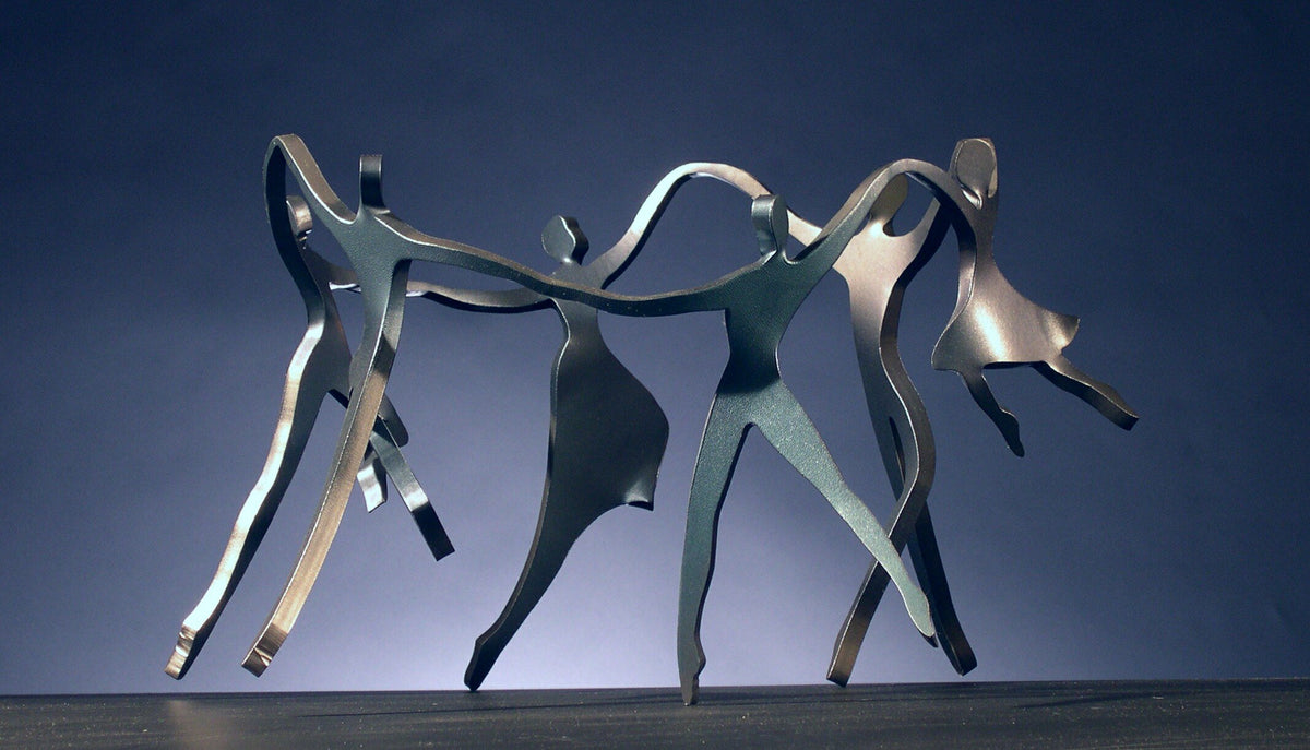 Dancing Family with Four Children