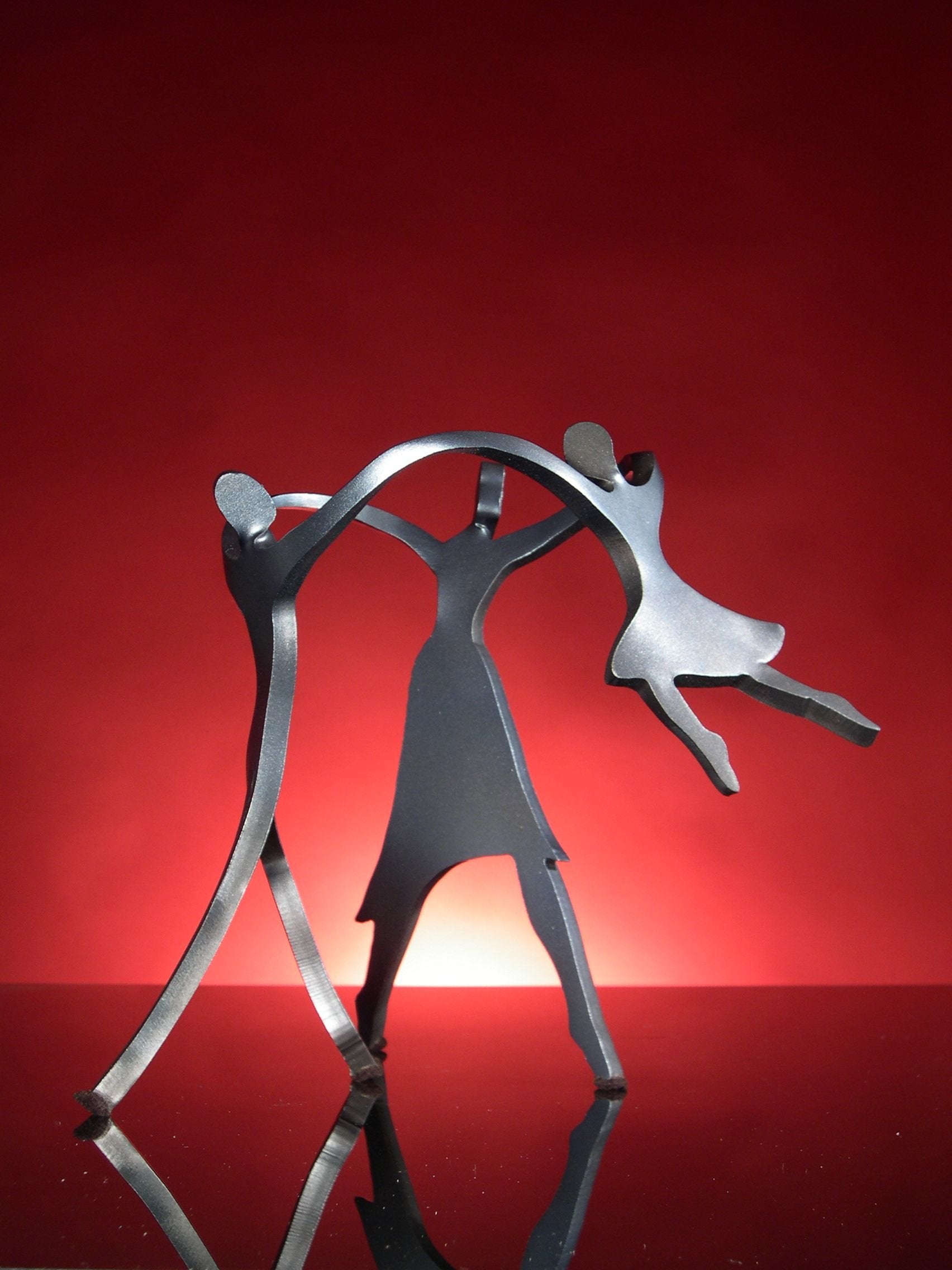 Dancing Family with Girl