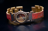 Copper Floral Watch