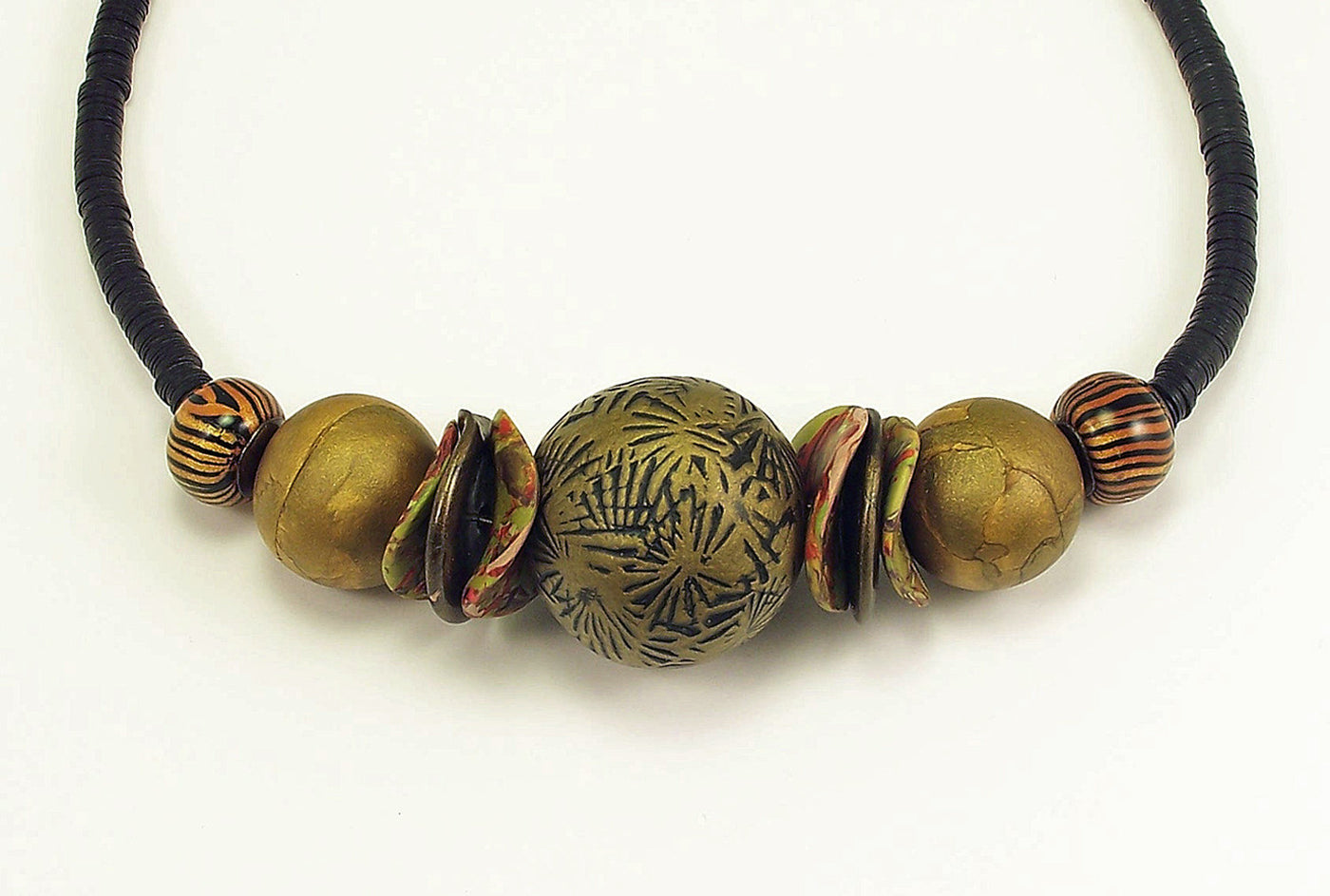 Antique Gold Chinese Necklace