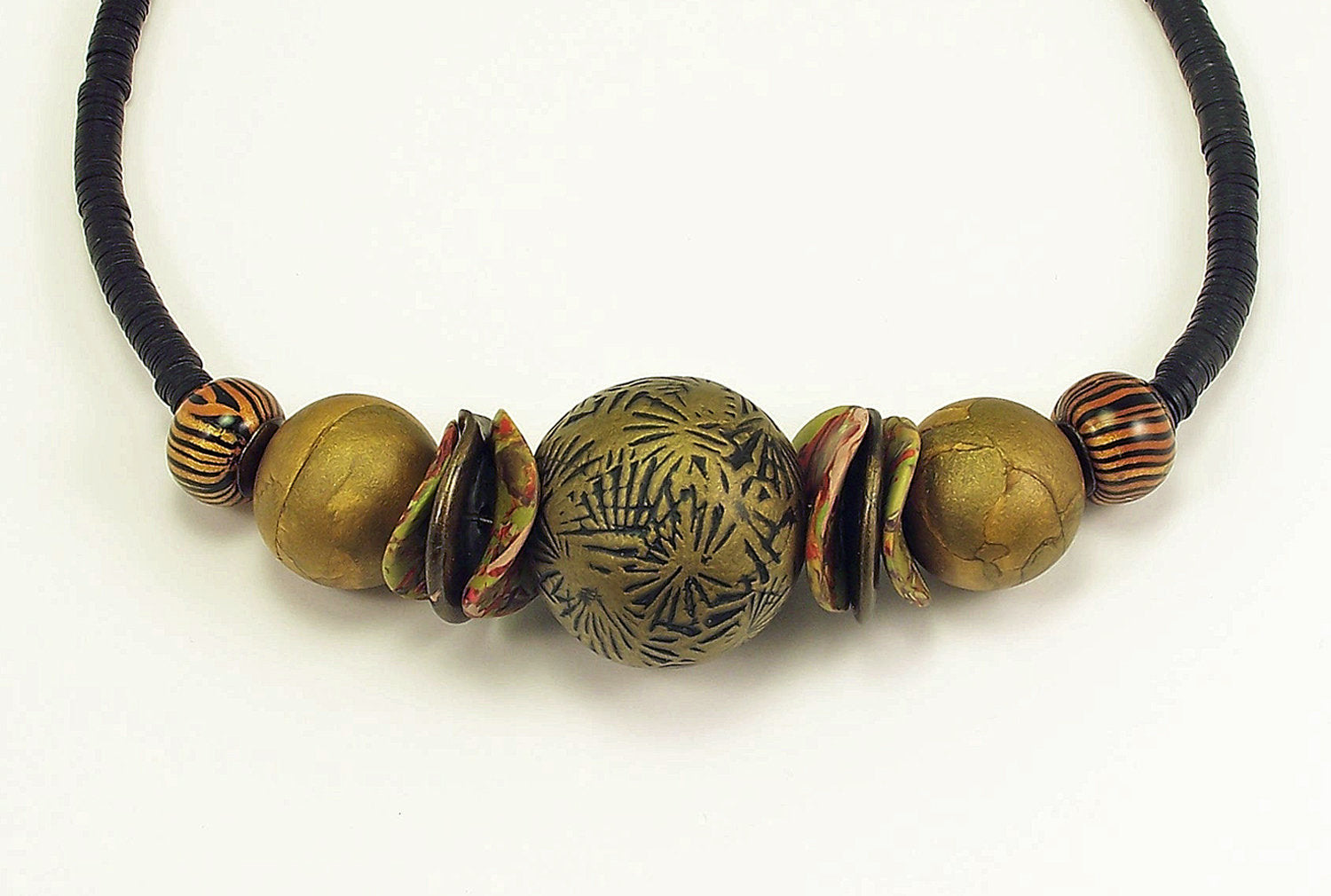 Antique Gold Chinese Necklace