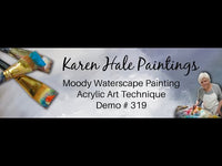 Acrylic Landscape, Art Technique, Texture, Art In Progress- Demo #319