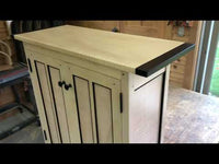 Tiger Maple Side Cabinet