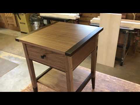 Walnut End Table