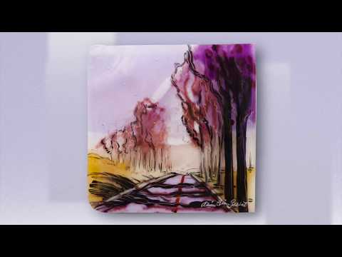 Fusing a Glass Landscape Artful home