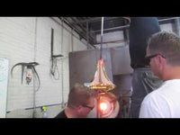 Hand Blown Glass Sailboat Sculpture
