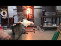 Making a blown glass sea shell