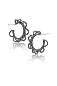 Small Double Hoops