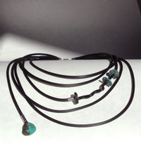 Turquoise with a Little Twist Necklace
