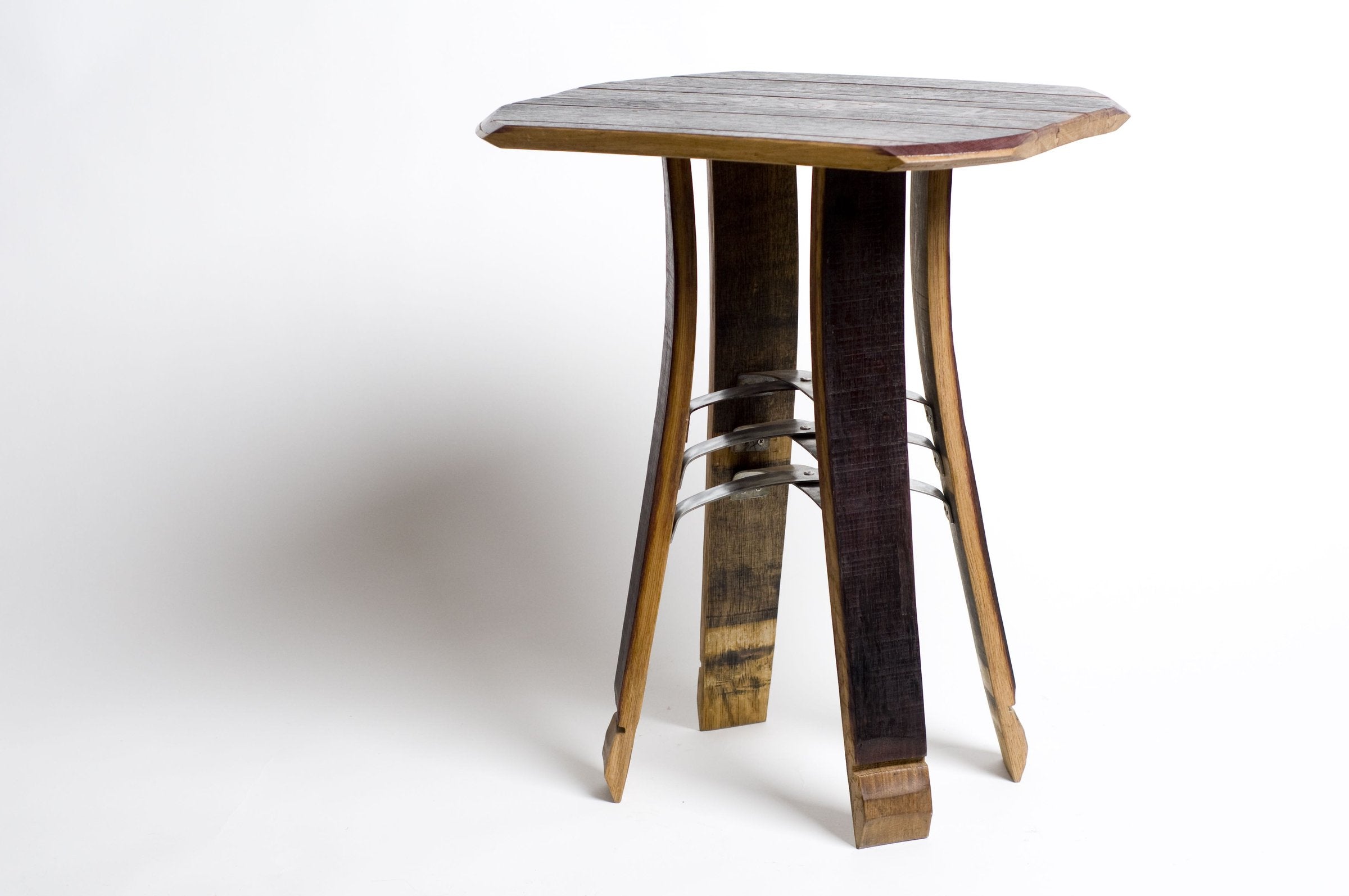 Wine Barrel Side Table