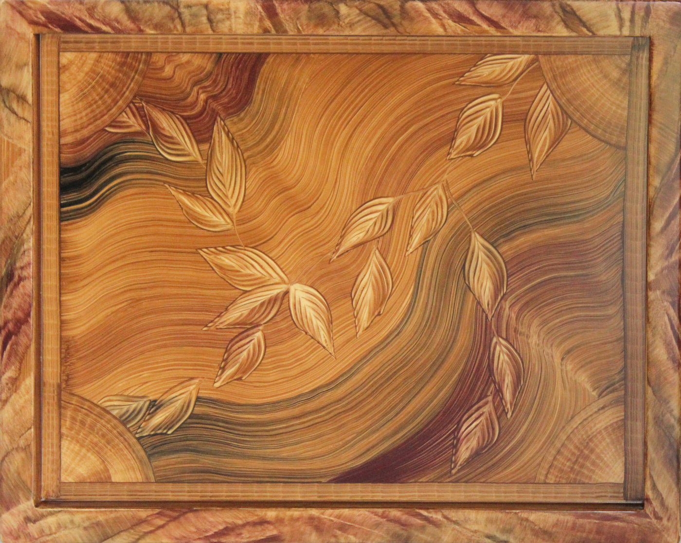 Honey Burl Vine Tray
