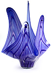 Aqua Pyroplasm by Thomas Kelly (Art Glass Sculpture)