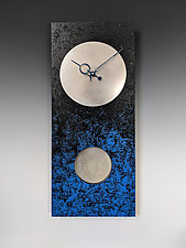 Moon at Night Pendulum Clock by Leonie Lacouette (Wood Clock)