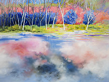 Raspberry Gelato Summer by Judy Hawkins (Oil Painting)
