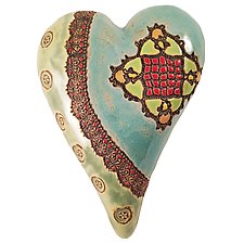 Sally's Pattern by Laurie Pollpeter Eskenazi (Ceramic Wall Sculpture)
