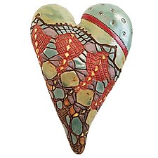 Lola's Big Sister by Laurie Pollpeter Eskenazi (Ceramic Wall Sculpture)