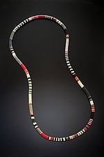 Bead Crochet Necklace—African by Julie Long Gallegos (Beaded Necklace)