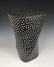Twisted Dots Table by Larry Halvorsen (Ceramic Side Table)