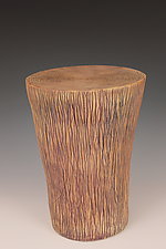 Stump Table by Larry Halvorsen (Ceramic Side Table)