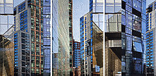 Highline Triptych NYC by Marilyn Henrion (Fiber Wall Hanging)
