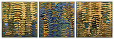 Oasis 1, 2, and 3 by Tim Harding (Fiber Wall Hanging)