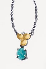 Evelyn Necklace I by Judith Neugebauer (Gold, Silver & Stone Necklace)
