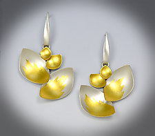 Mistral Earrings by Judith Neugebauer (Gold & Silver Earrings)