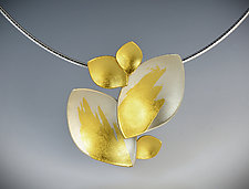 Mistral Pendant Necklace by Judith Neugebauer (Gold & Silver Necklace)