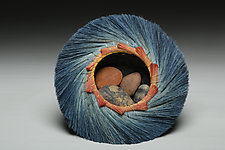 Blue Nest by Christine Adcock and Michael Adcock (Fiber Basket)