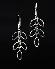 Cascade Earrings by Idelle Hammond-Sass (Silver Earrings)