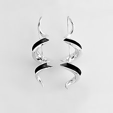 Helix Earrings by Nancy Linkin (Gold & Silver Earrings)