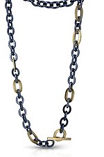 Bold Oval Link Chain by Ayesha Mayadas (Gold & Silver Necklace)