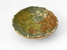 Marigold Bowl by Mira Woodworth (Art Glass Bowl)