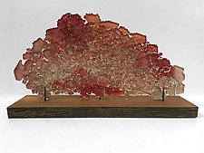 Dreamscape 137 by Mira Woodworth (Art Glass Sculpture)