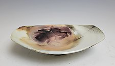 Squared Oval Bowl, Small by Judith Motzkin (Ceramic Bowl)