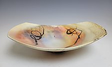 Squared Oval Bowl 2 by Judith Motzkin (Ceramic Bowl)