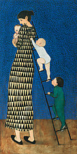 Climbing Mother by Brian Kershisnik (Giclee Print)