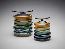 Landscape Vessels by Carol Green (Ceramic Vessel)