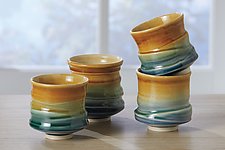 Landscape Yunomi by Carol Green (Ceramic Cups & Mug)