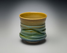 Landscape Yunomi 6 by Carol Green (Ceramic Drinkware)